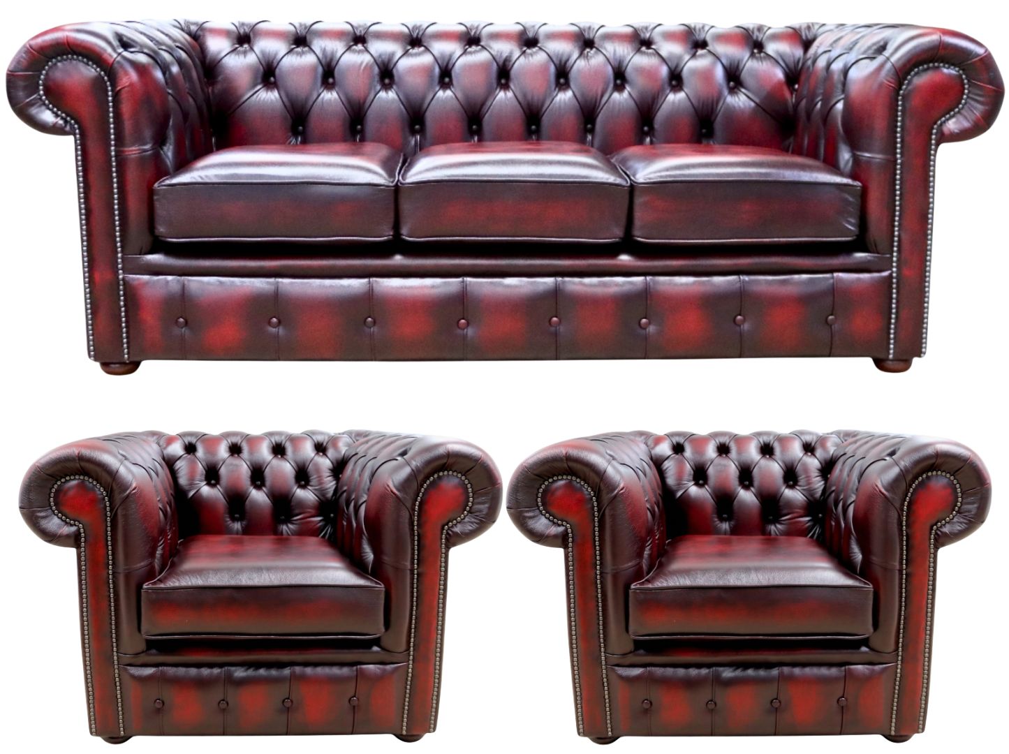 The Cambridge Chesterfield 3 Piece Suite