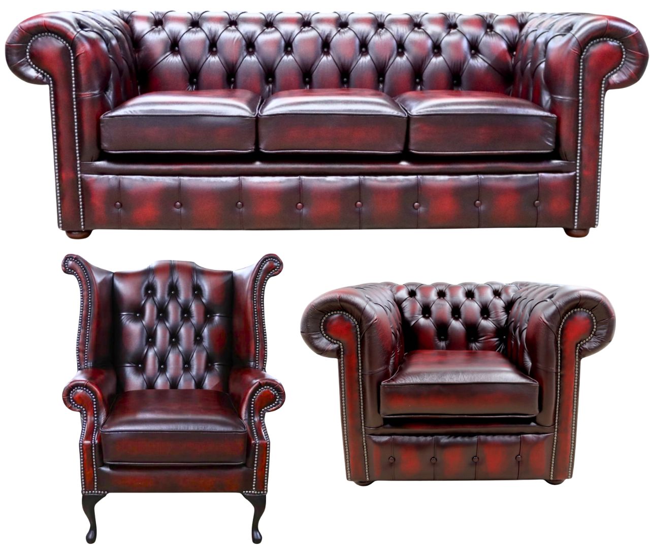 The Cambridge Chesterfield 3 Piece Suite