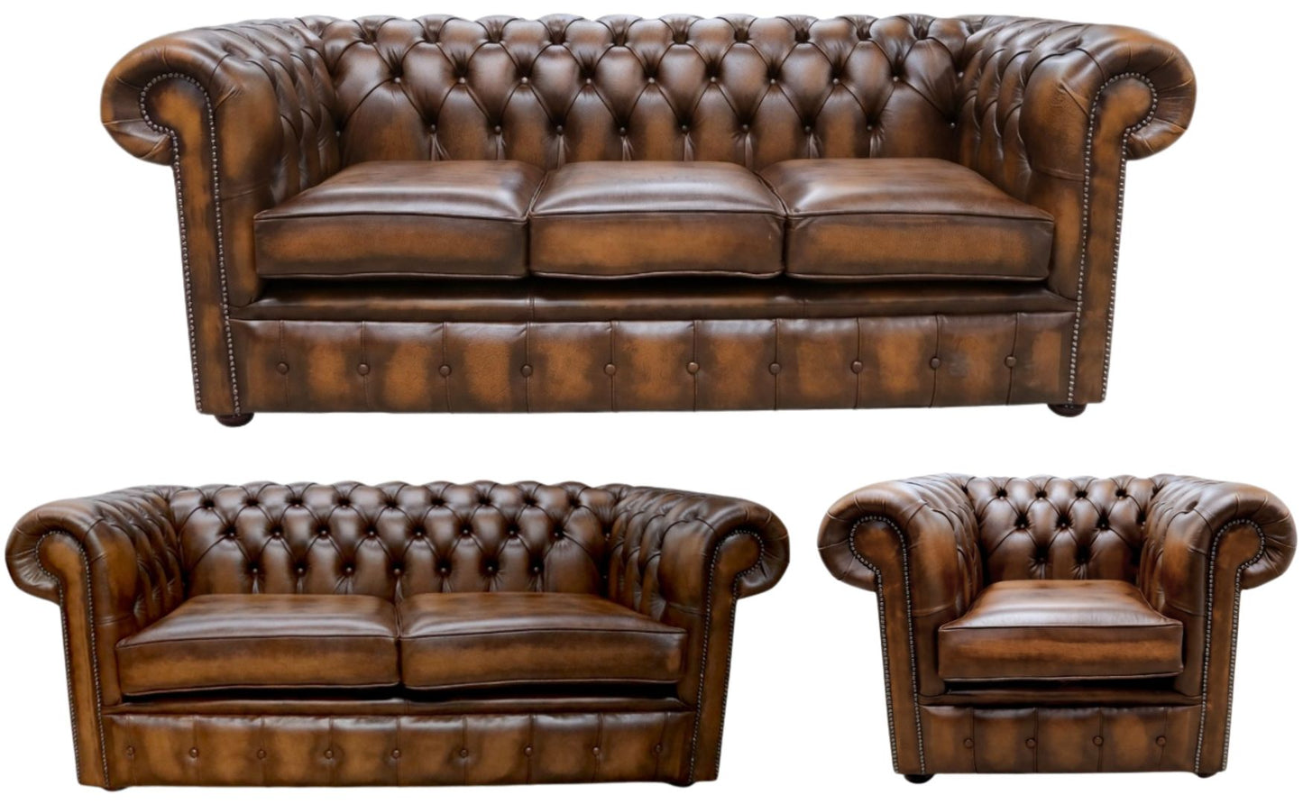 The Cambridge Chesterfield 3 Piece Suite