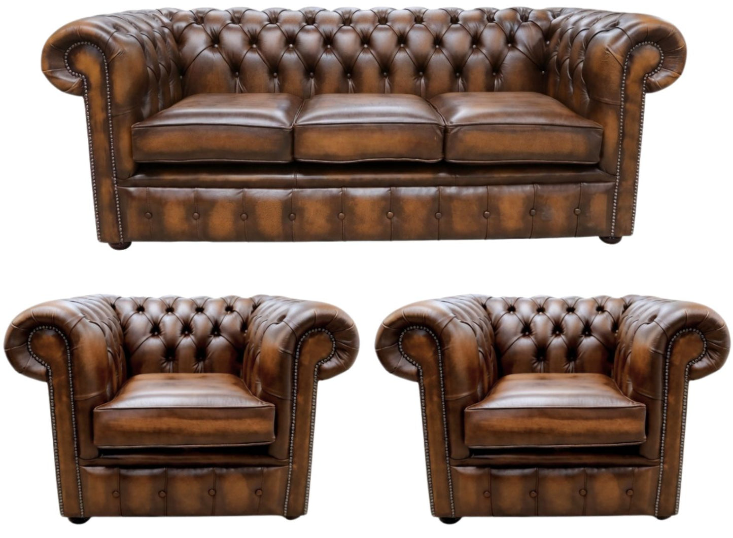 The Cambridge Chesterfield 3 Piece Suite