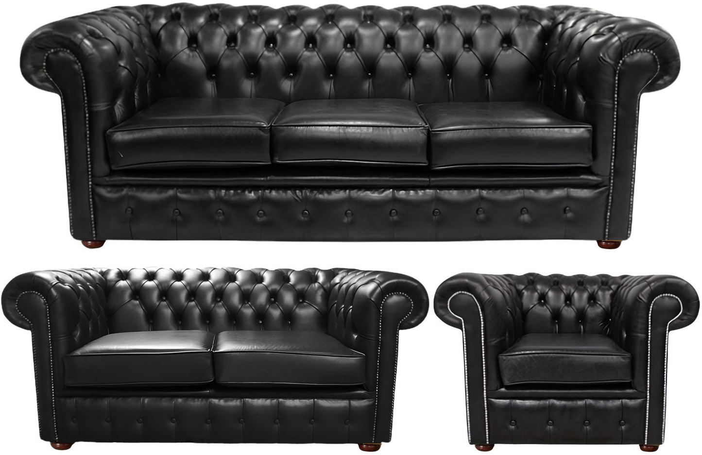 The Cambridge Chesterfield 3 Piece Suite