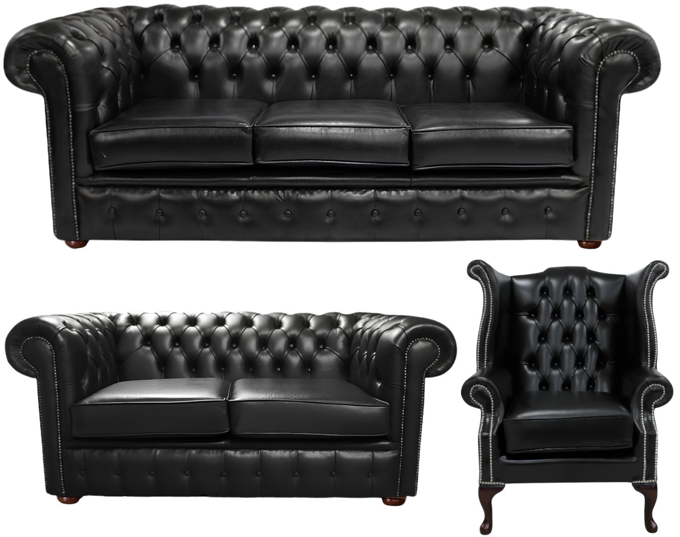 The Cambridge Chesterfield 3 Piece Suite