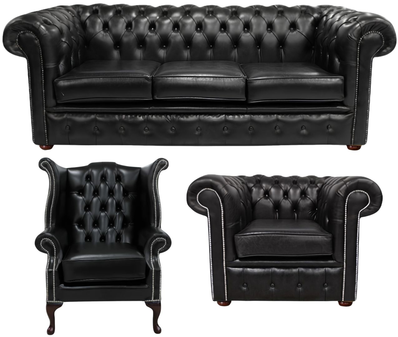 The Cambridge Chesterfield 3 Piece Suite