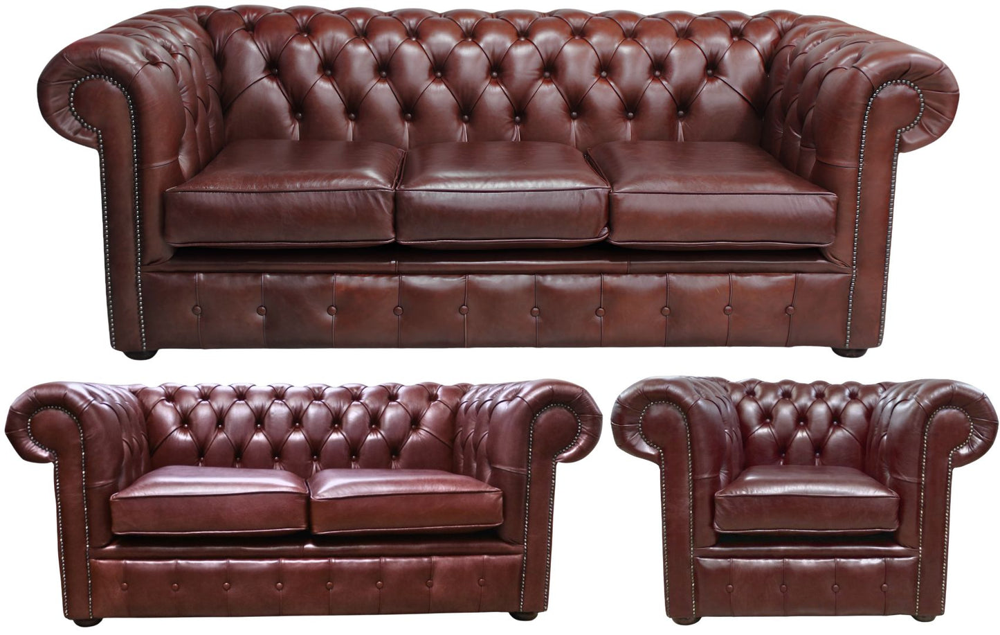 The Cambridge Chesterfield 3 Piece Suite