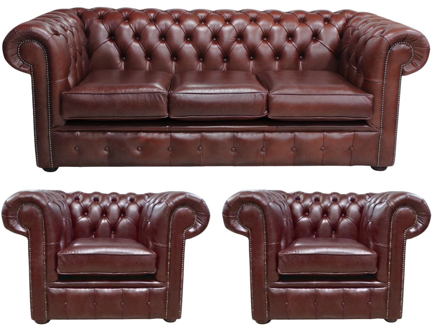 The Cambridge Chesterfield 3 Piece Suite