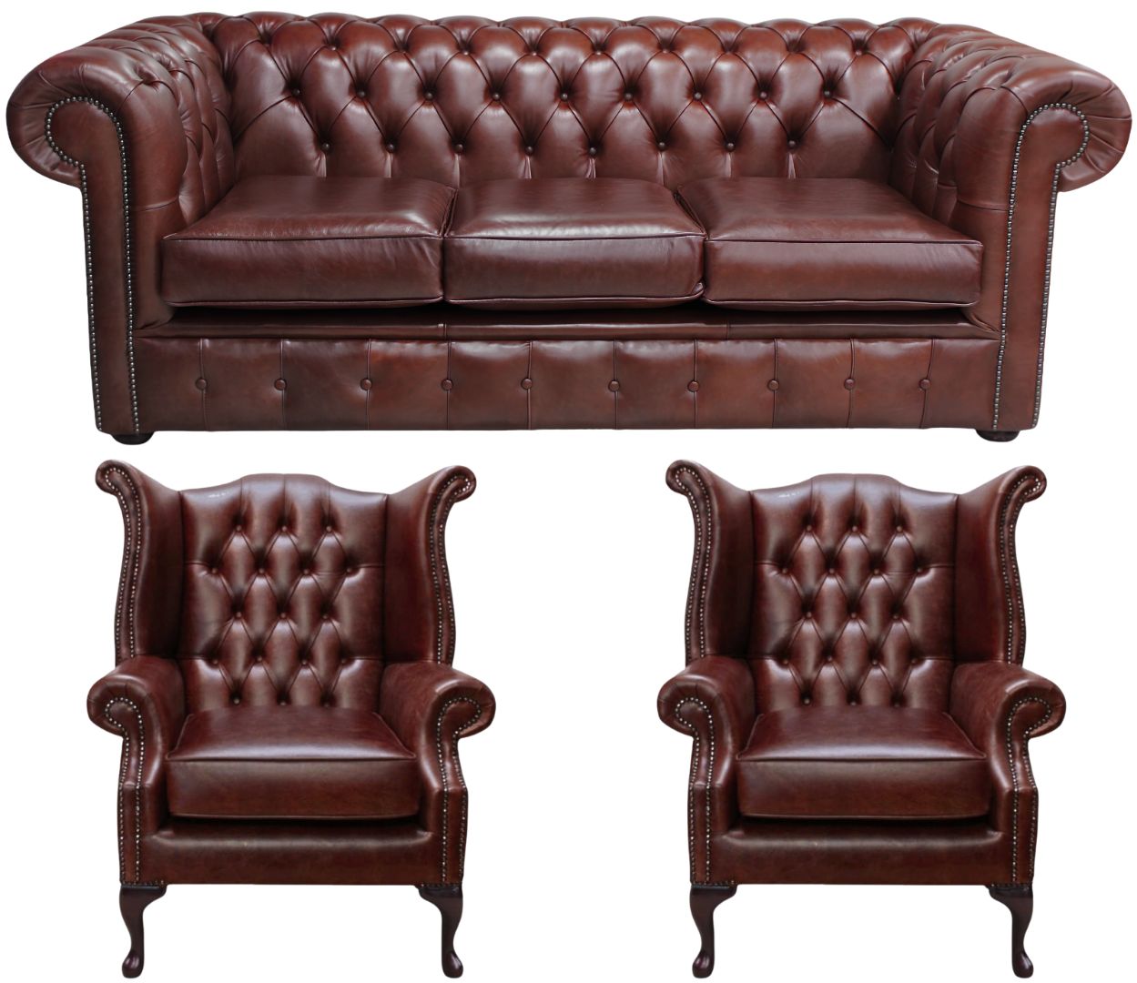 The Cambridge Chesterfield 3 Piece Suite