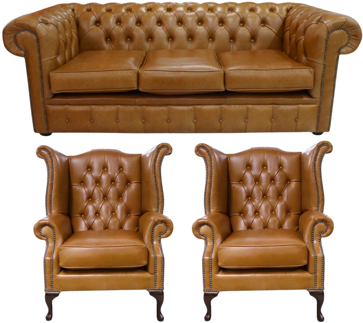 The Cambridge Chesterfield 3 Piece Suite