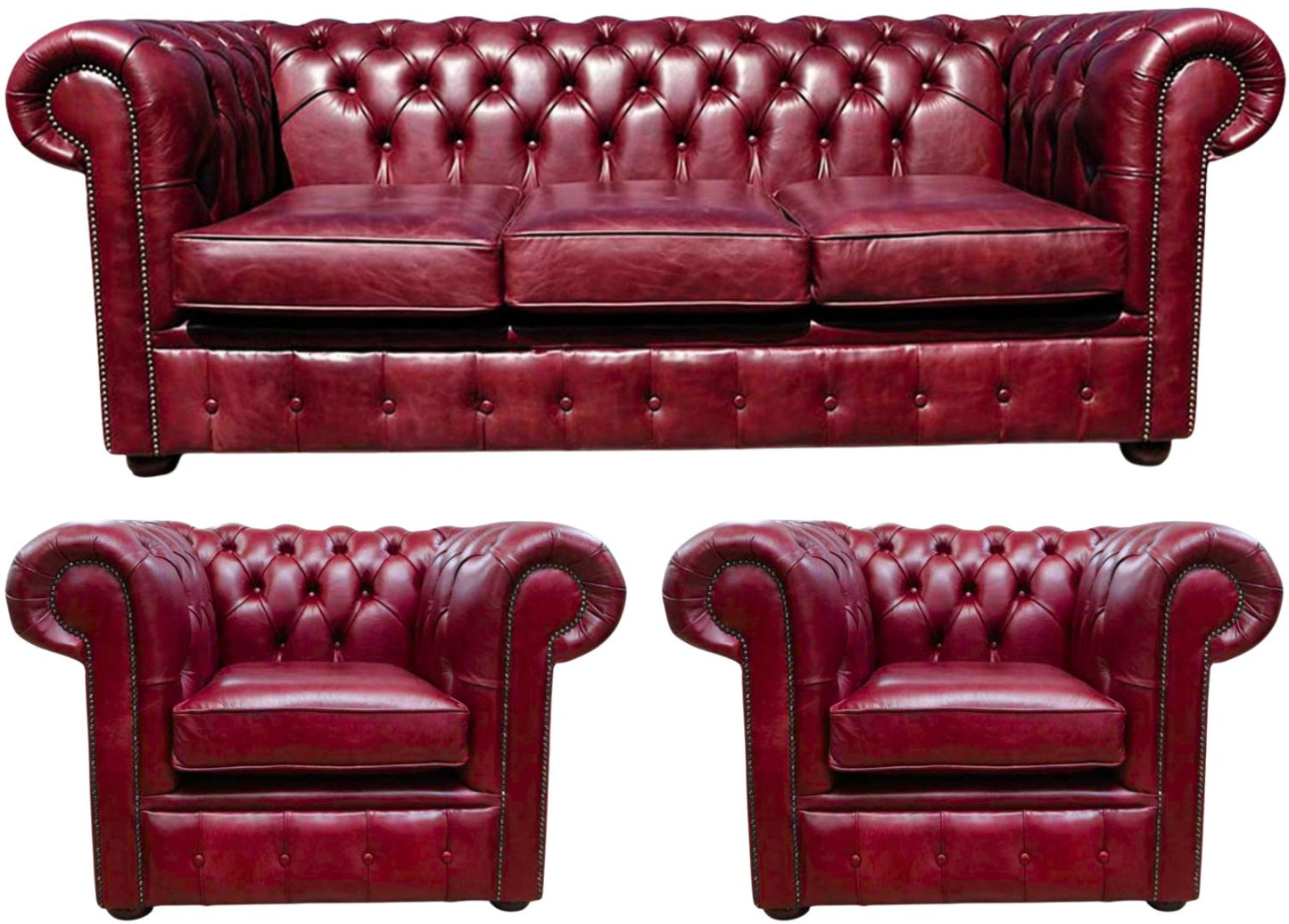 The Cambridge Chesterfield 3 Piece Suite