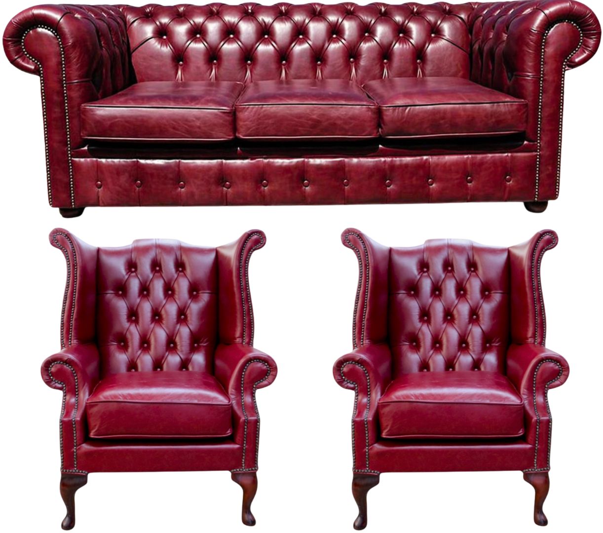 The Cambridge Chesterfield 3 Piece Suite