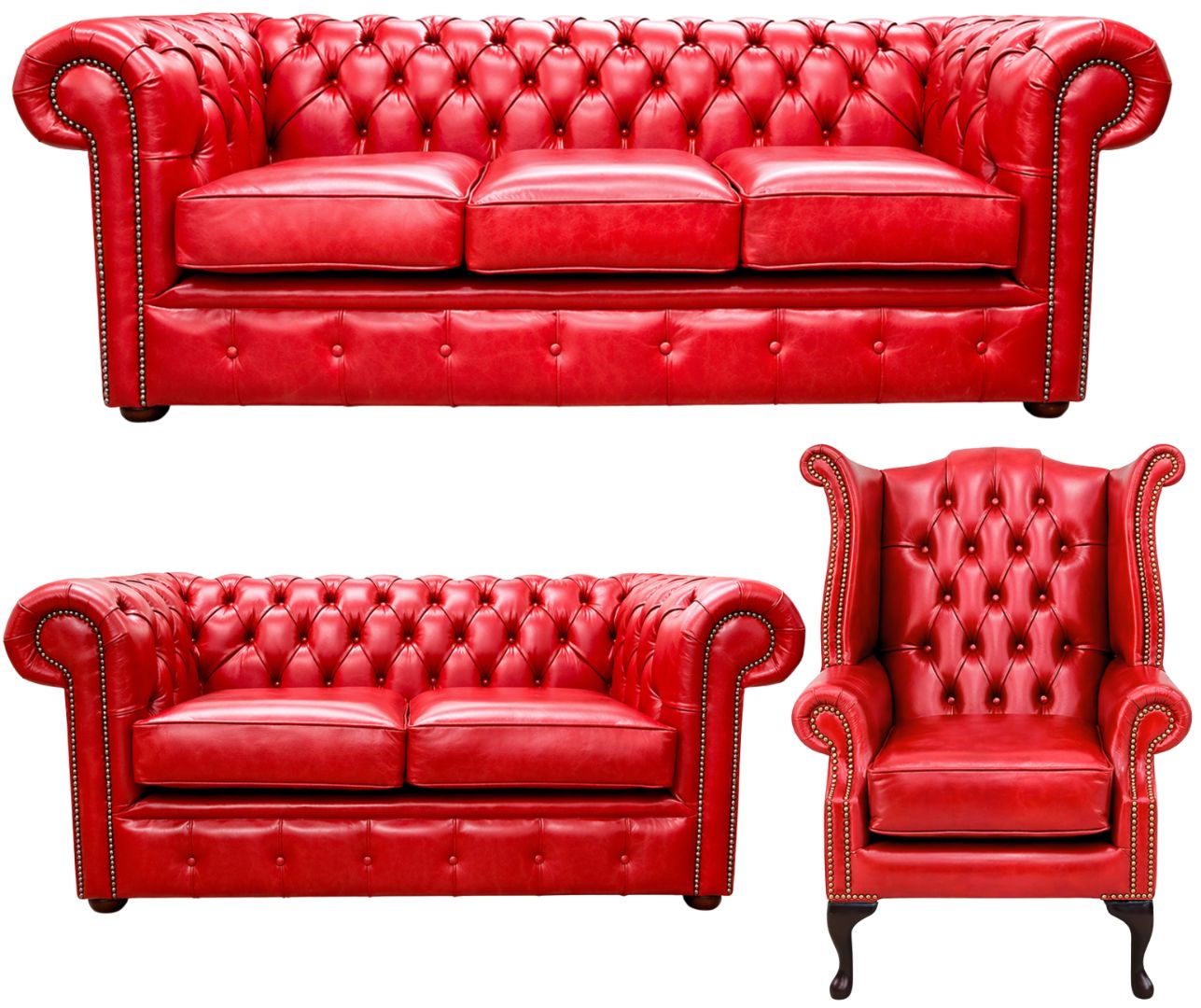 The Cambridge Chesterfield 3 Piece Suite
