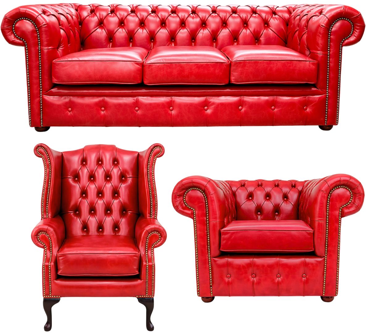 The Cambridge Chesterfield 3 Piece Suite