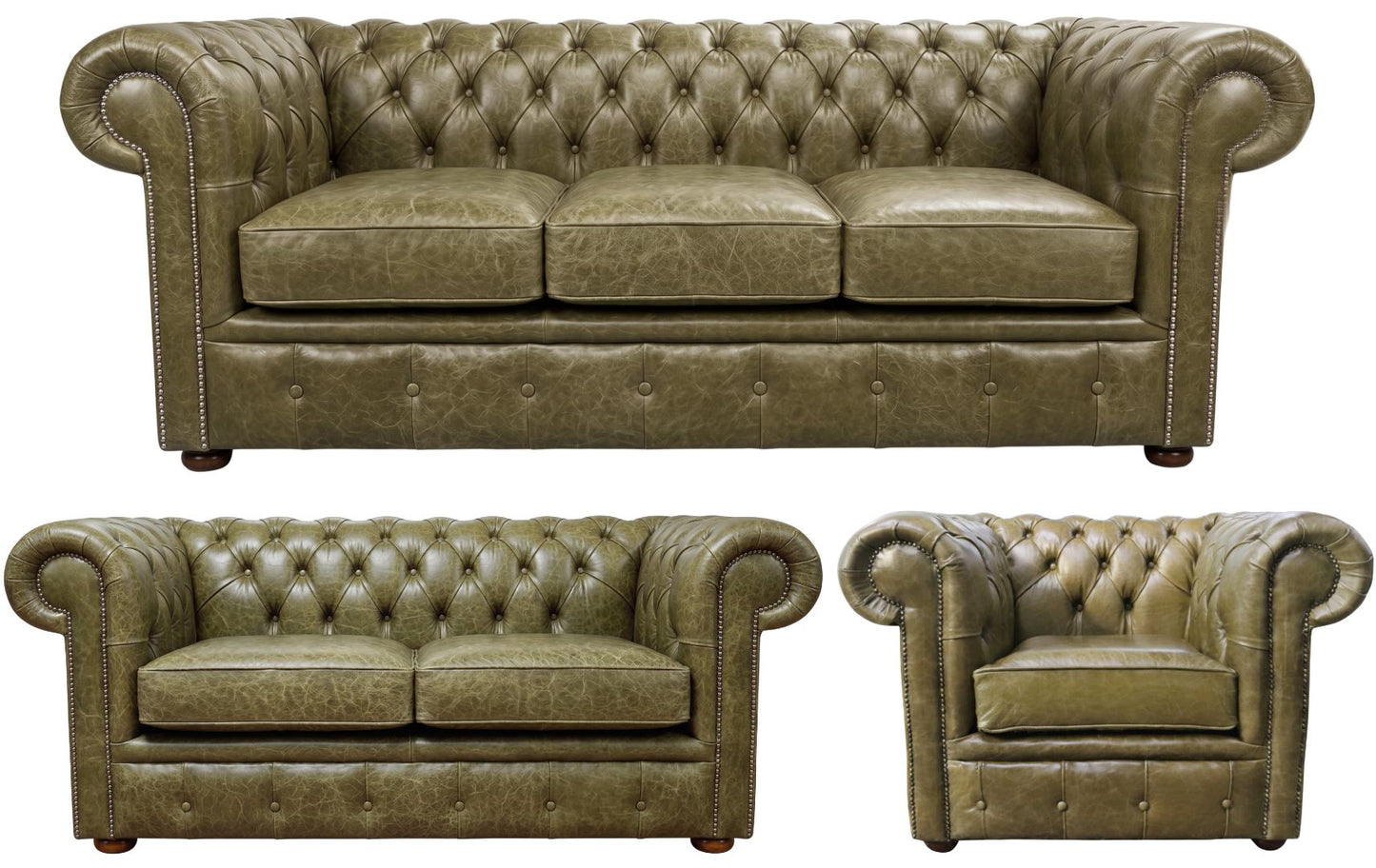 The Cambridge Chesterfield 3 Piece Suite
