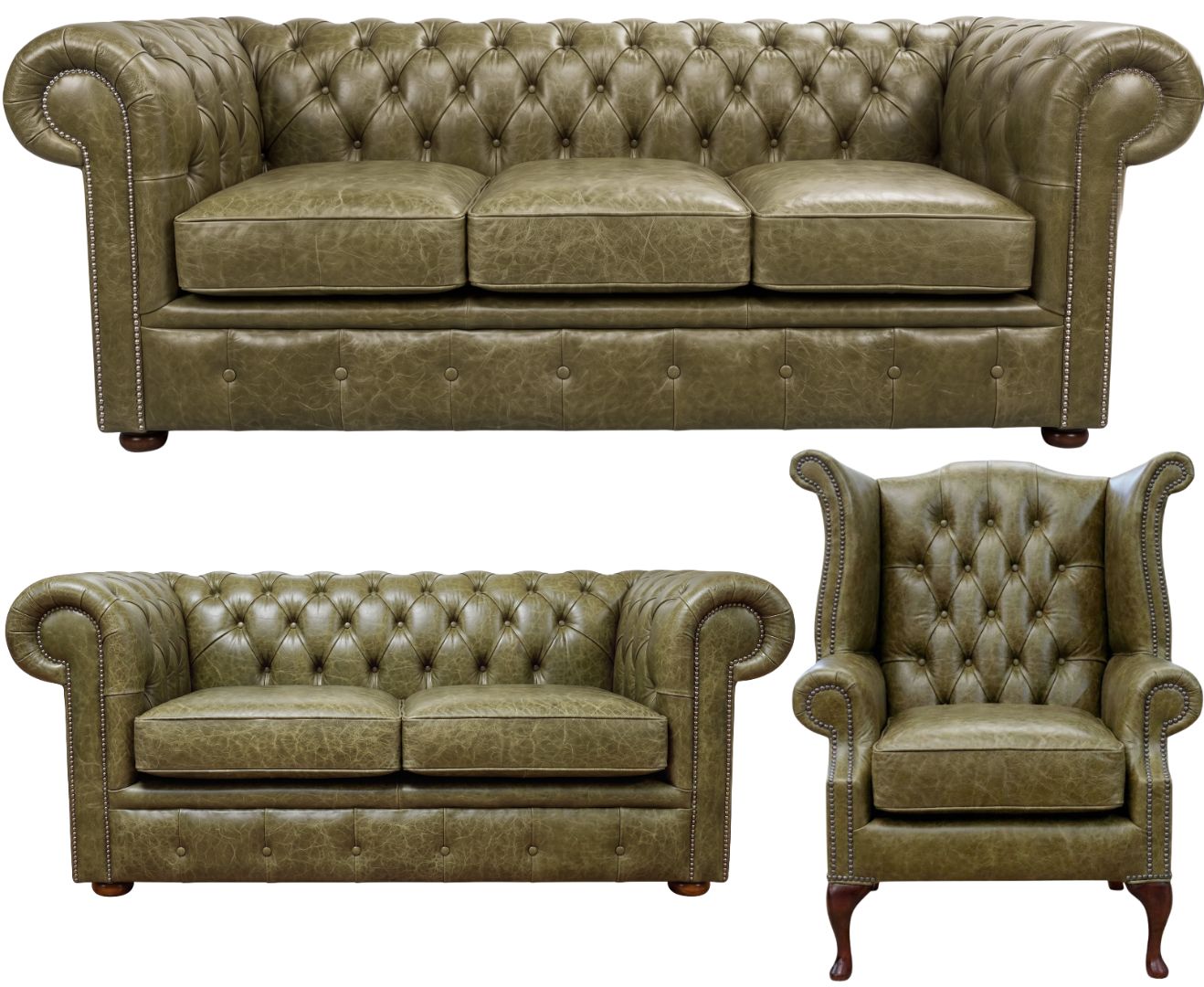 The Cambridge Chesterfield 3 Piece Suite