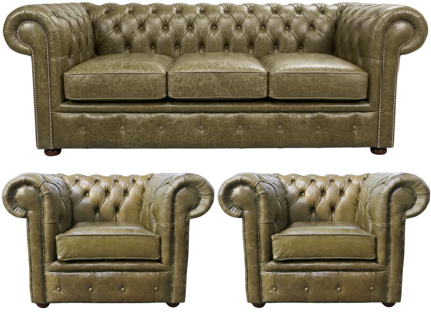 The Cambridge Chesterfield 3 Piece Suite