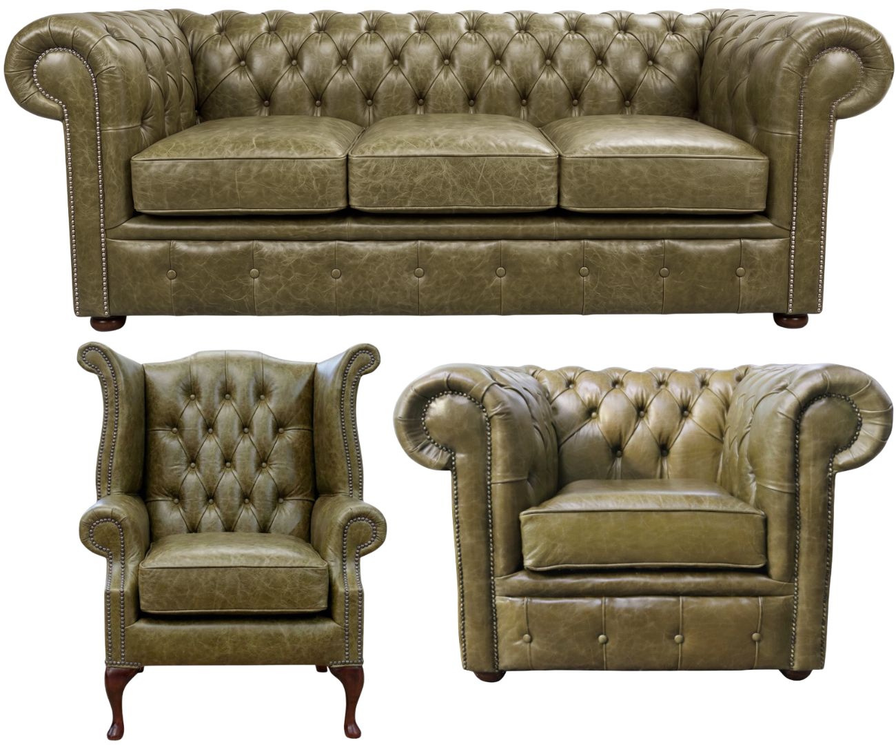 The Cambridge Chesterfield 3 Piece Suite