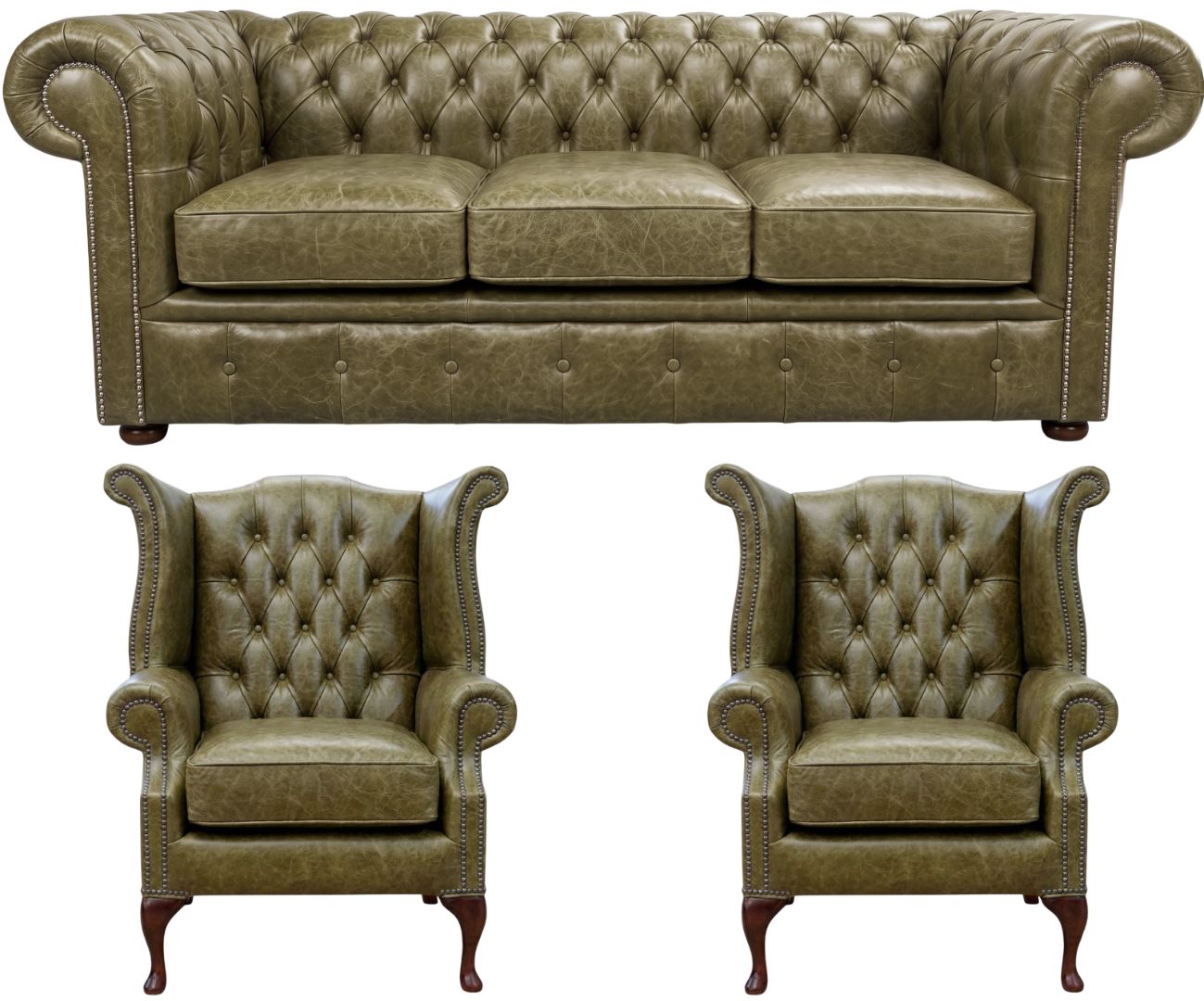 The Cambridge Chesterfield 3 Piece Suite