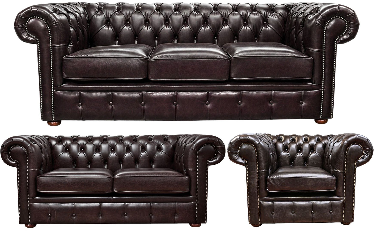 The Cambridge Chesterfield 3 Piece Suite