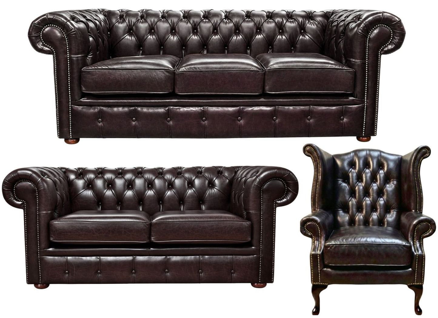 The Cambridge Chesterfield 3 Piece Suite