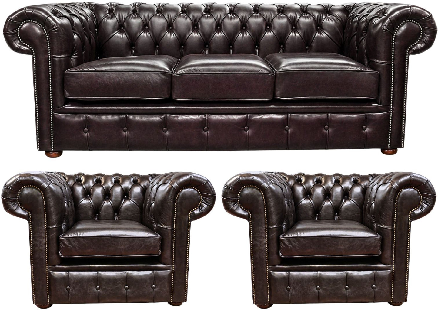 The Cambridge Chesterfield 3 Piece Suite