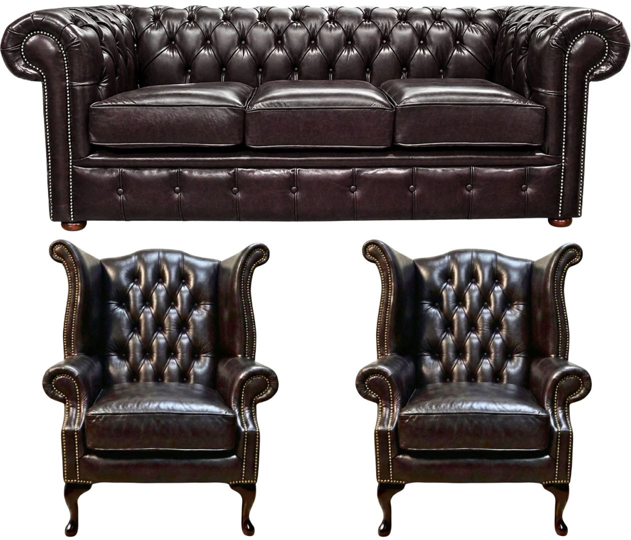 The Cambridge Chesterfield 3 Piece Suite