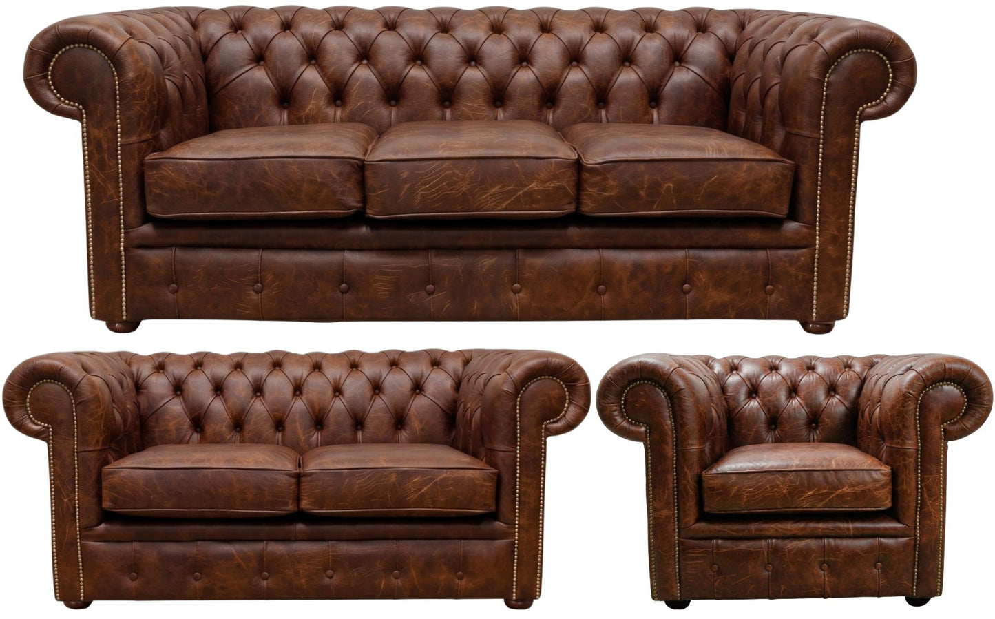 The Cambridge Chesterfield 3 Piece Suite