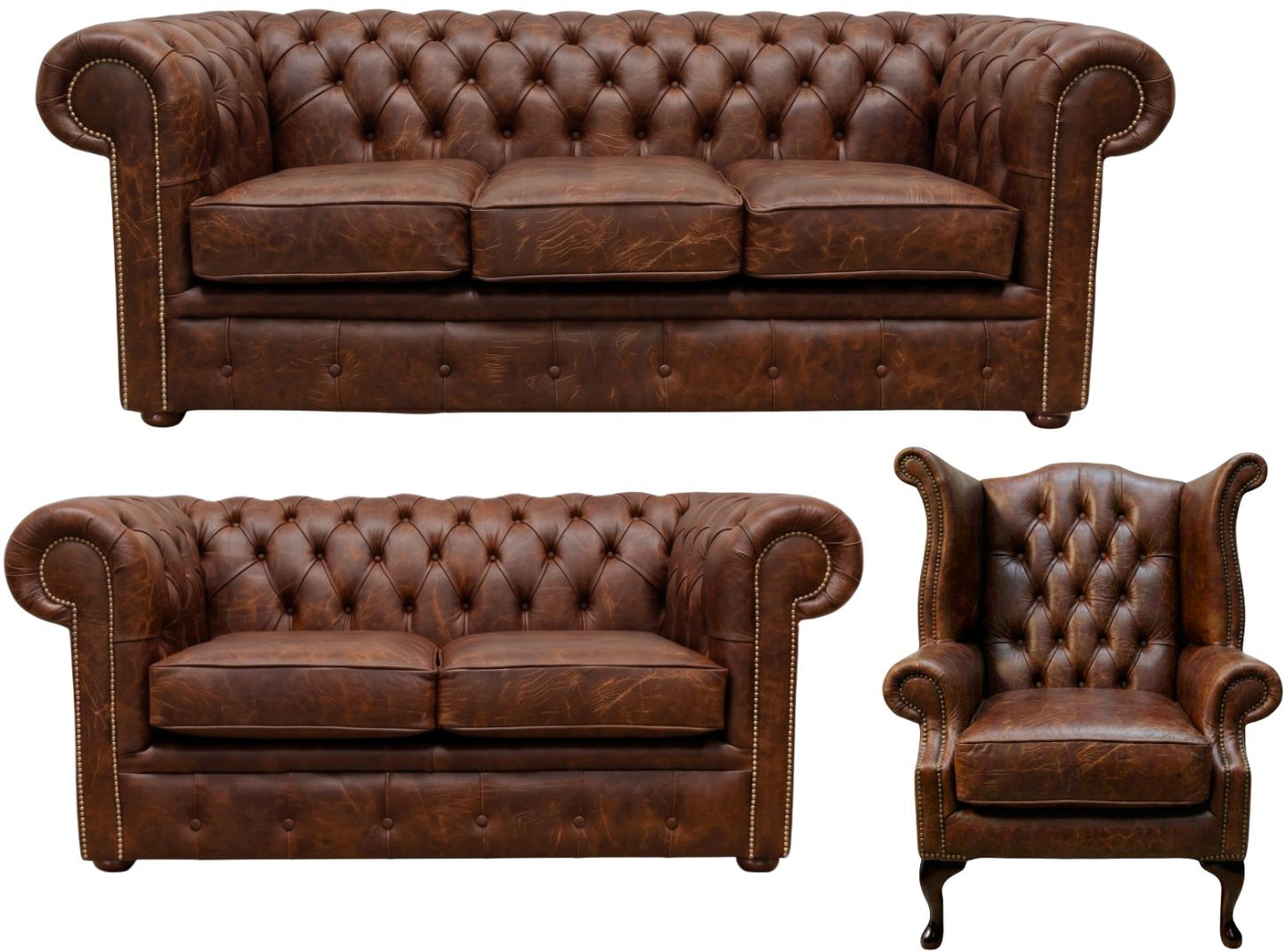 The Cambridge Chesterfield 3 Piece Suite