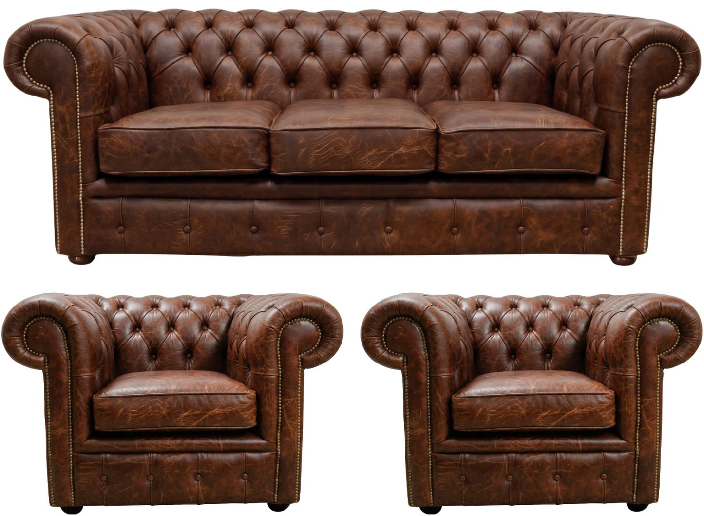The Cambridge Chesterfield 3 Piece Suite