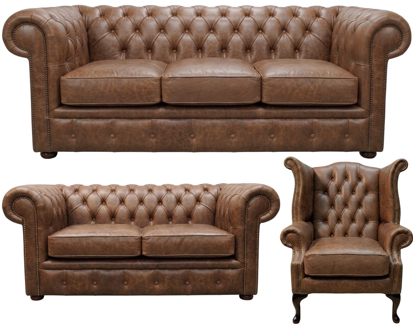 The Cambridge Chesterfield 3 Piece Suite