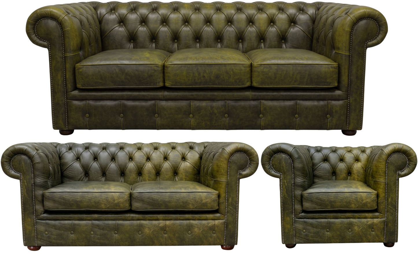 The Cambridge Chesterfield 3 Piece Suite