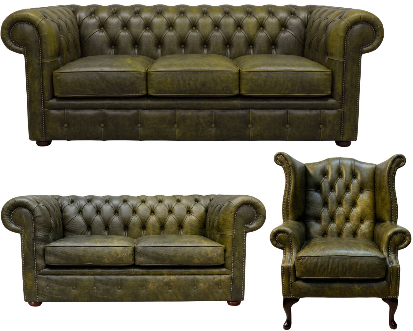The Cambridge Chesterfield 3 Piece Suite