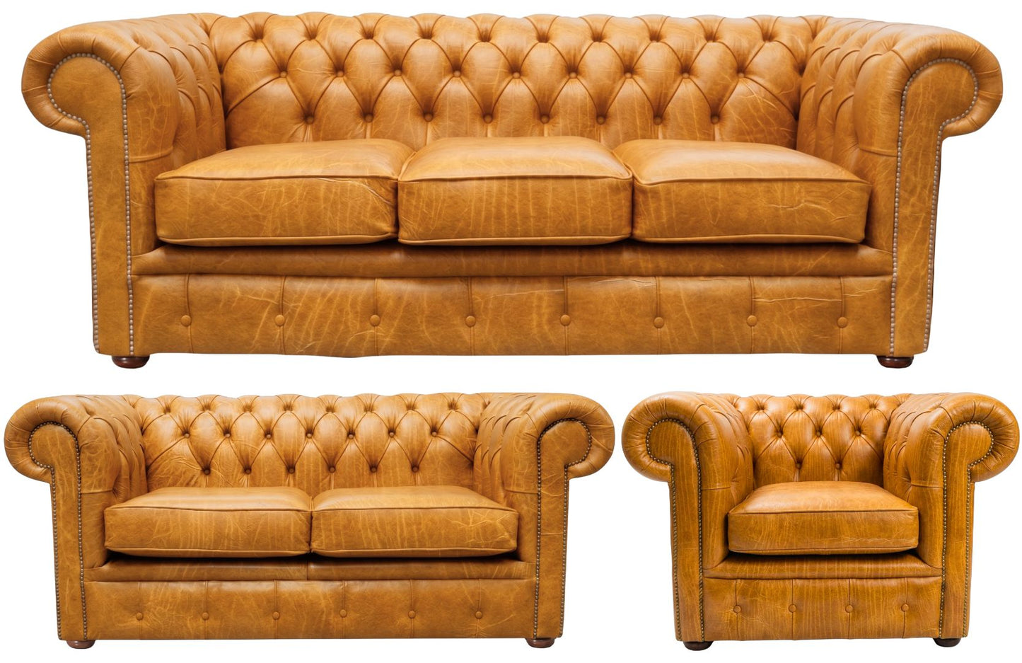 The Cambridge Chesterfield 3 Piece Suite