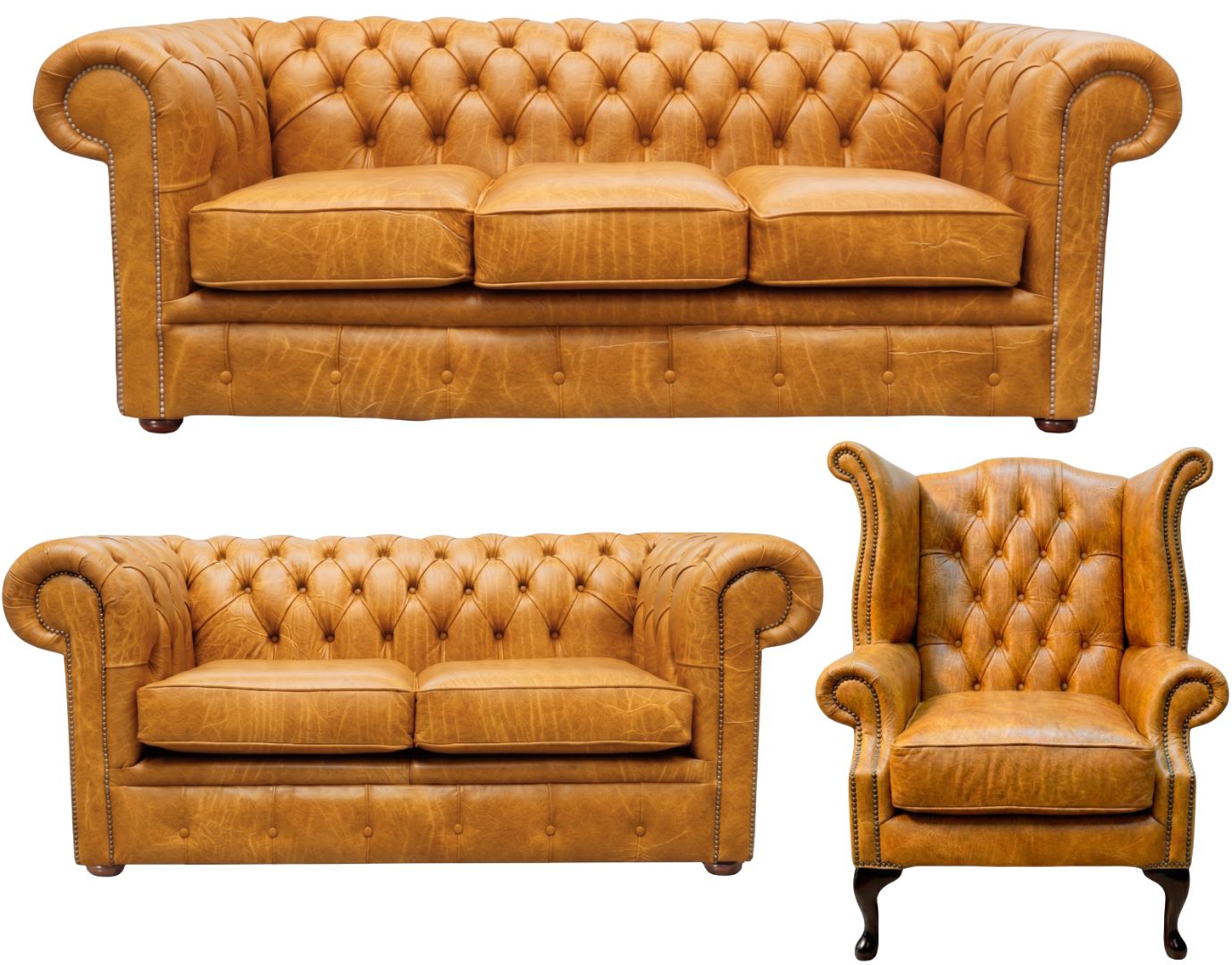 The Cambridge Chesterfield 3 Piece Suite