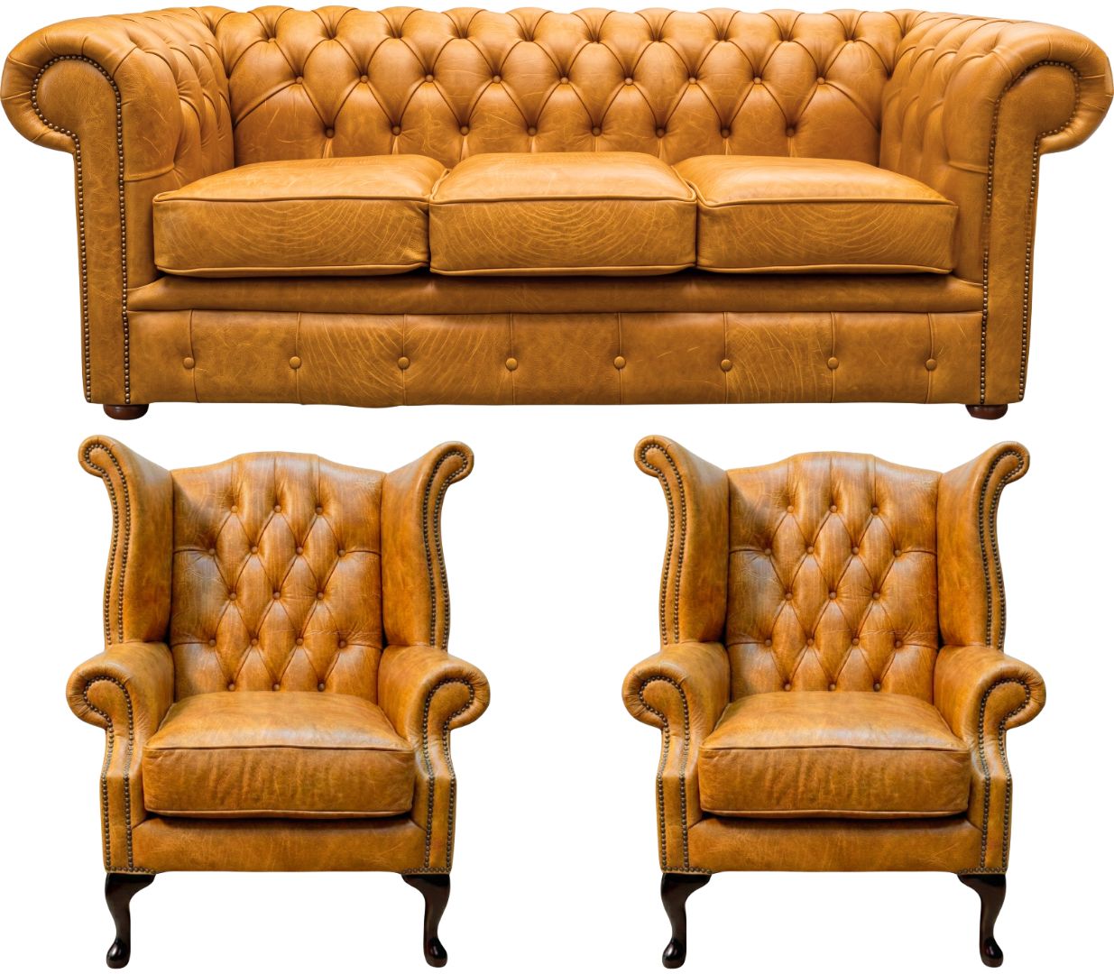 The Cambridge Chesterfield 3 Piece Suite