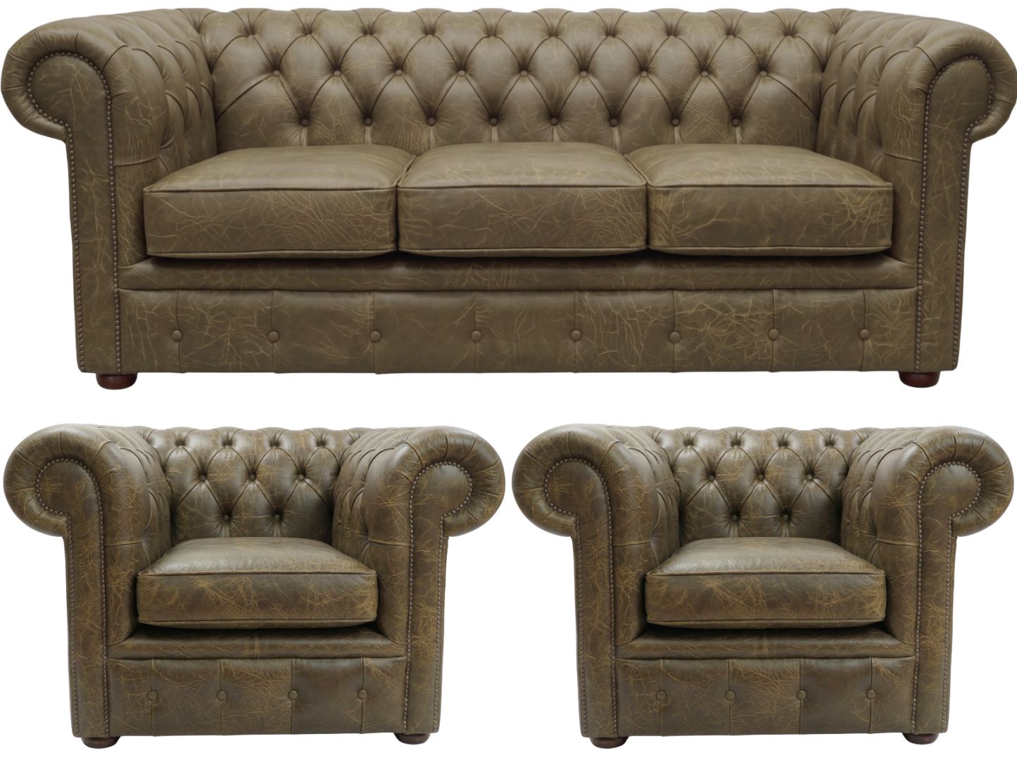 The Cambridge Chesterfield 3 Piece Suite