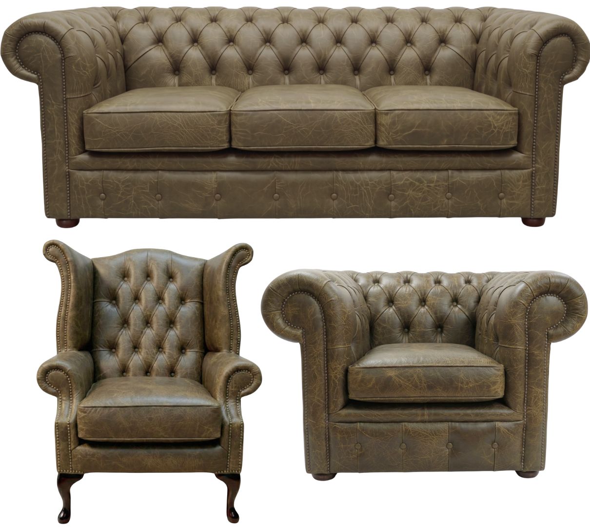 The Cambridge Chesterfield 3 Piece Suite