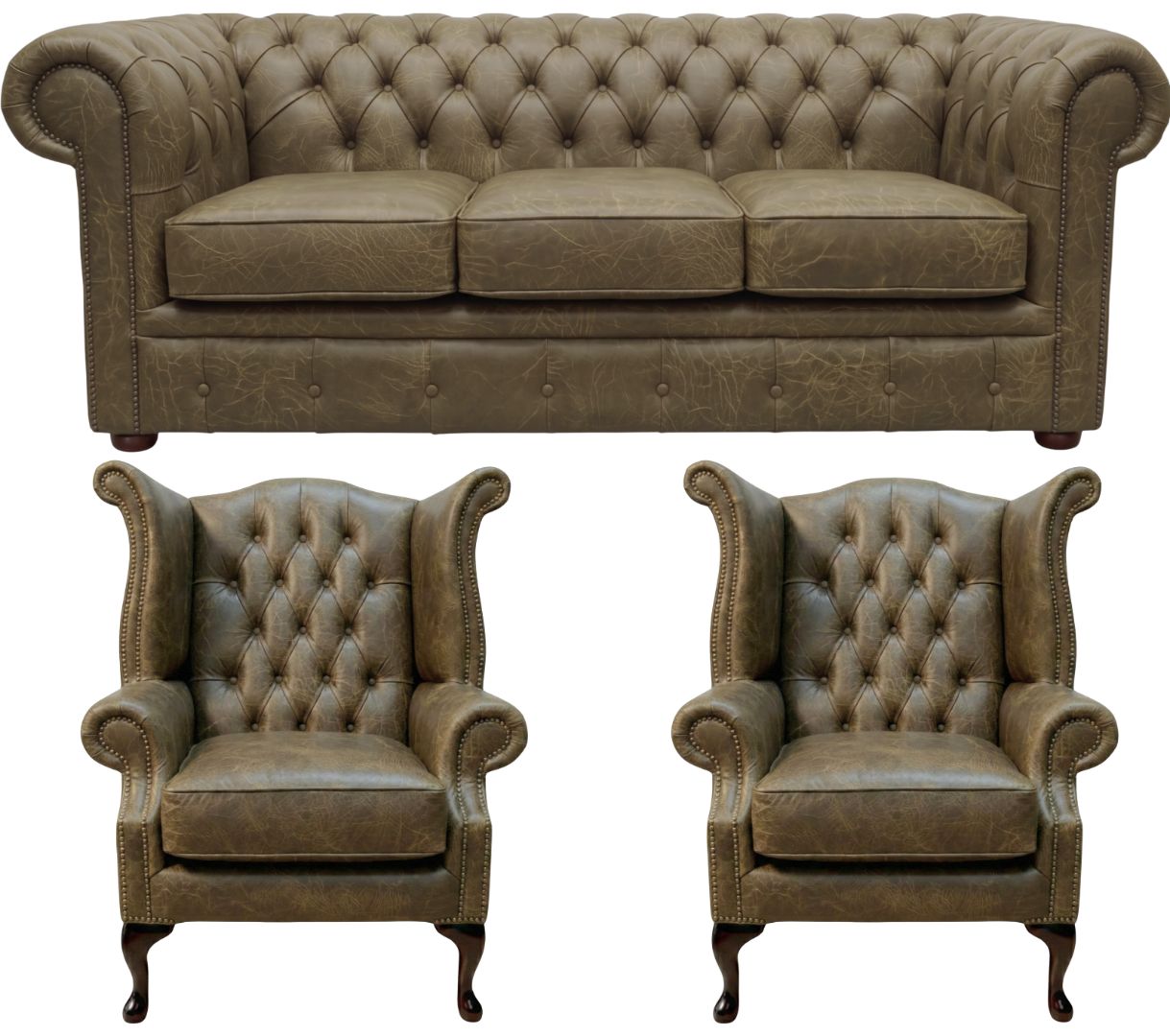The Cambridge Chesterfield 3 Piece Suite