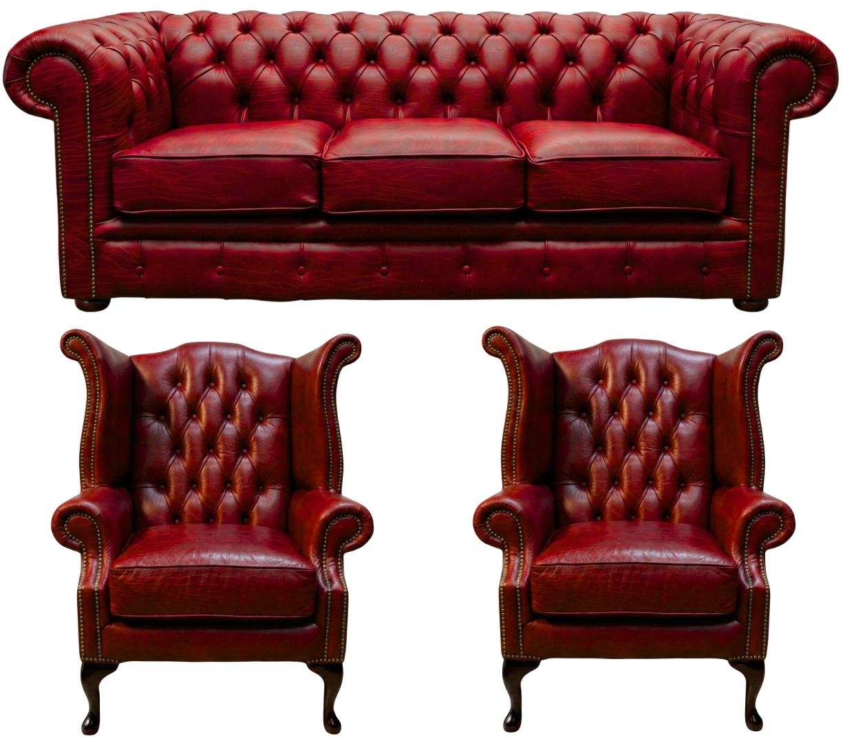 The Cambridge Chesterfield 3 Piece Suite