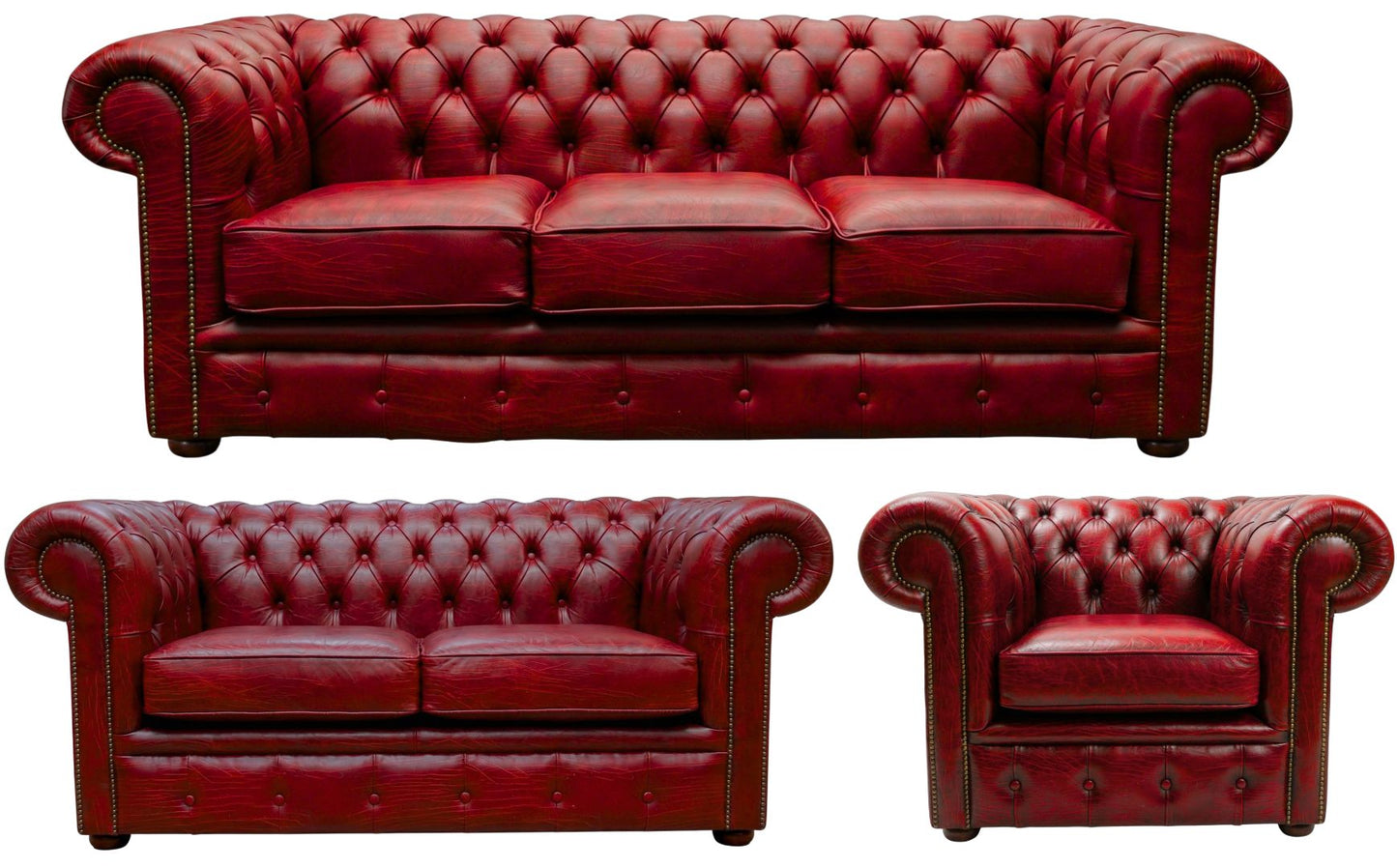 The Cambridge Chesterfield 3 Piece Suite