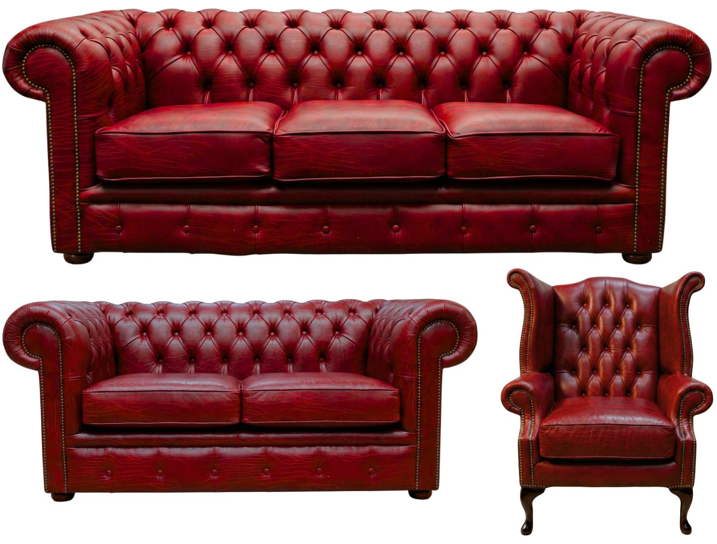 The Cambridge Chesterfield 3 Piece Suite