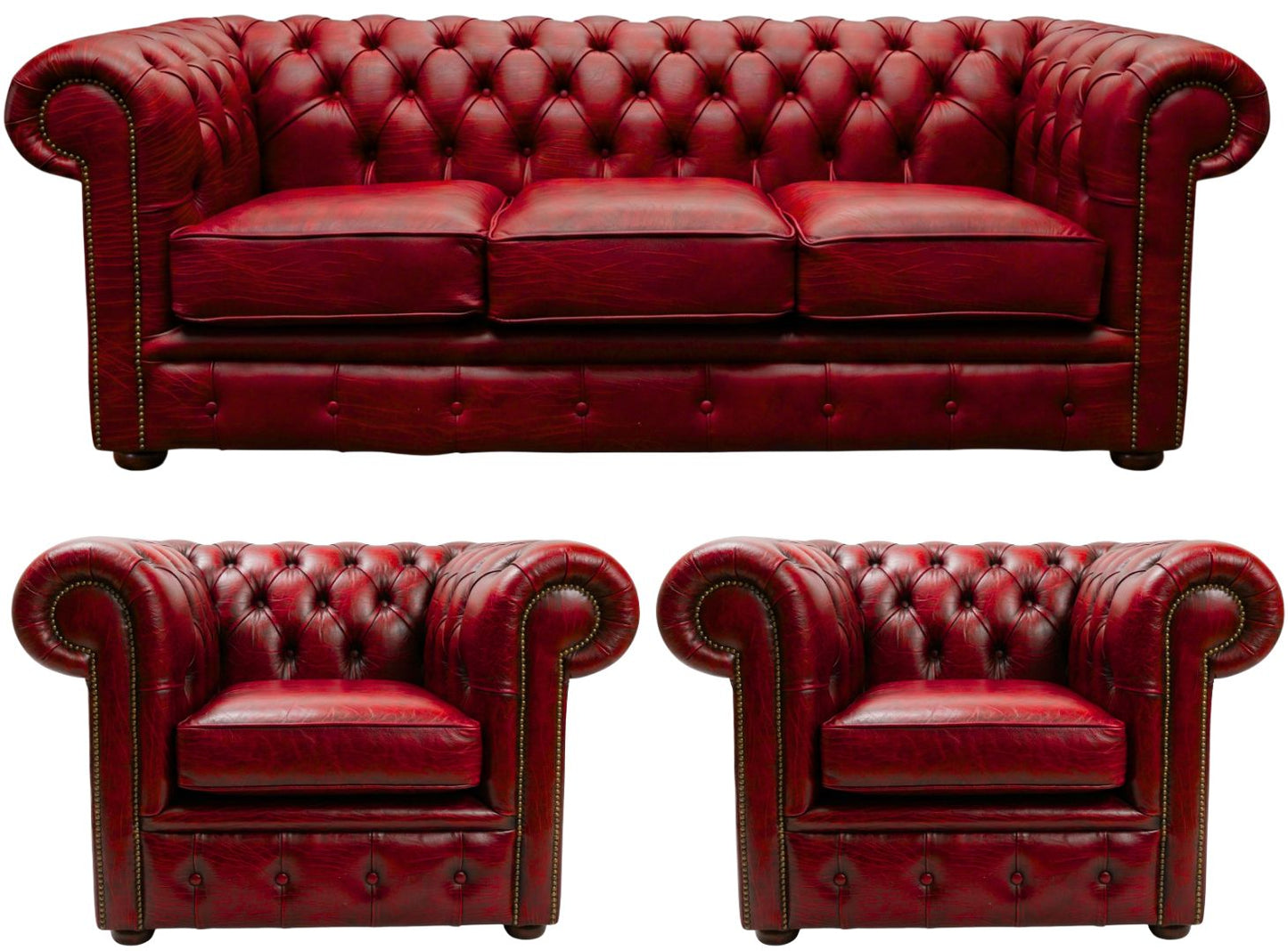 The Cambridge Chesterfield 3 Piece Suite