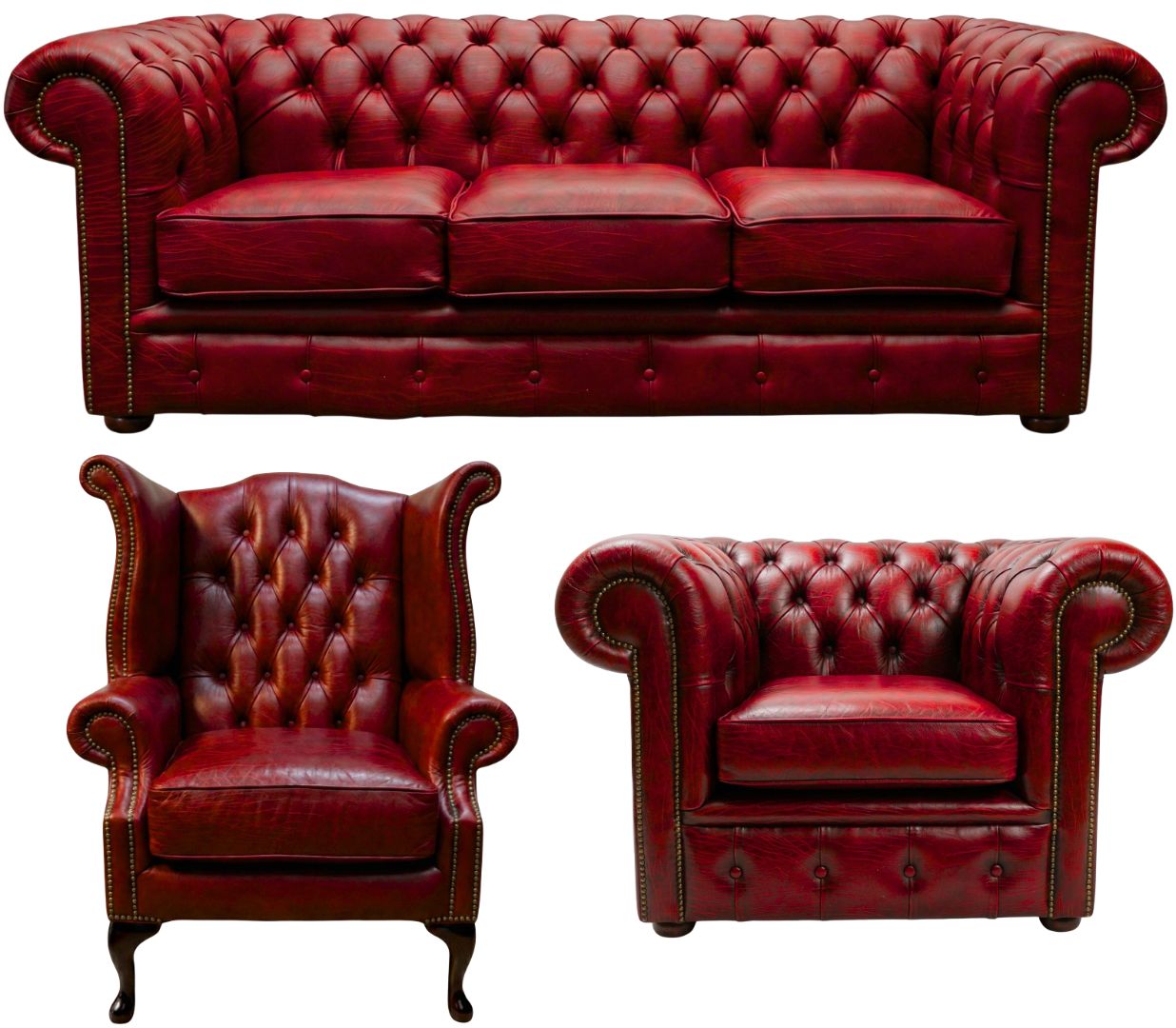 The Cambridge Chesterfield 3 Piece Suite