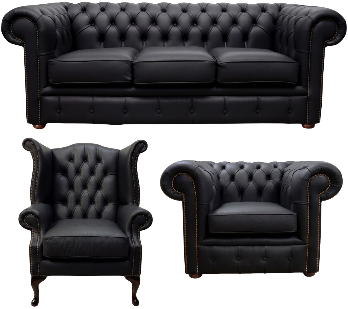 The Cambridge Chesterfield 3 Piece Suite