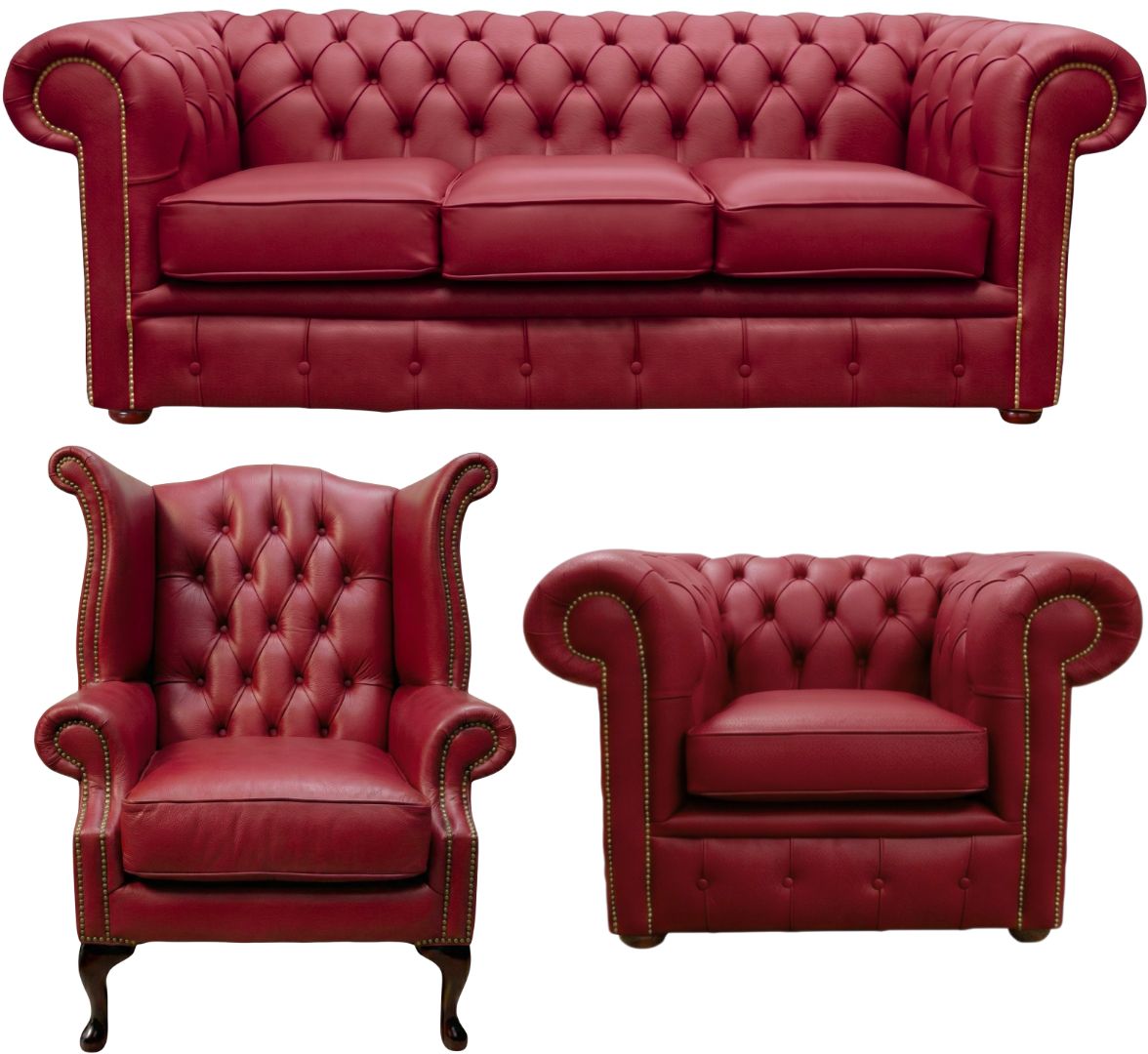 The Cambridge Chesterfield 3 Piece Suite