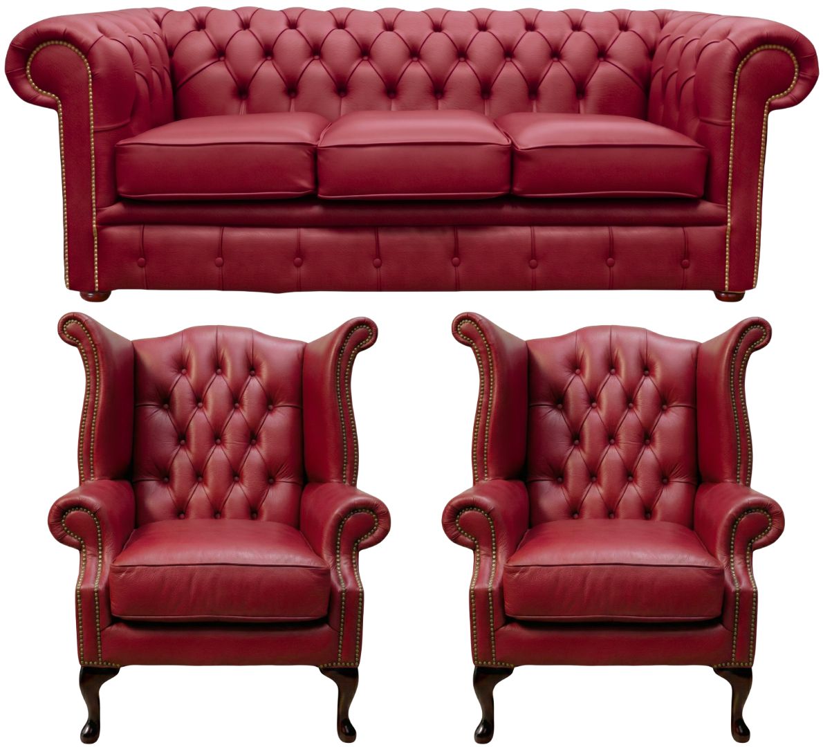 The Cambridge Chesterfield 3 Piece Suite