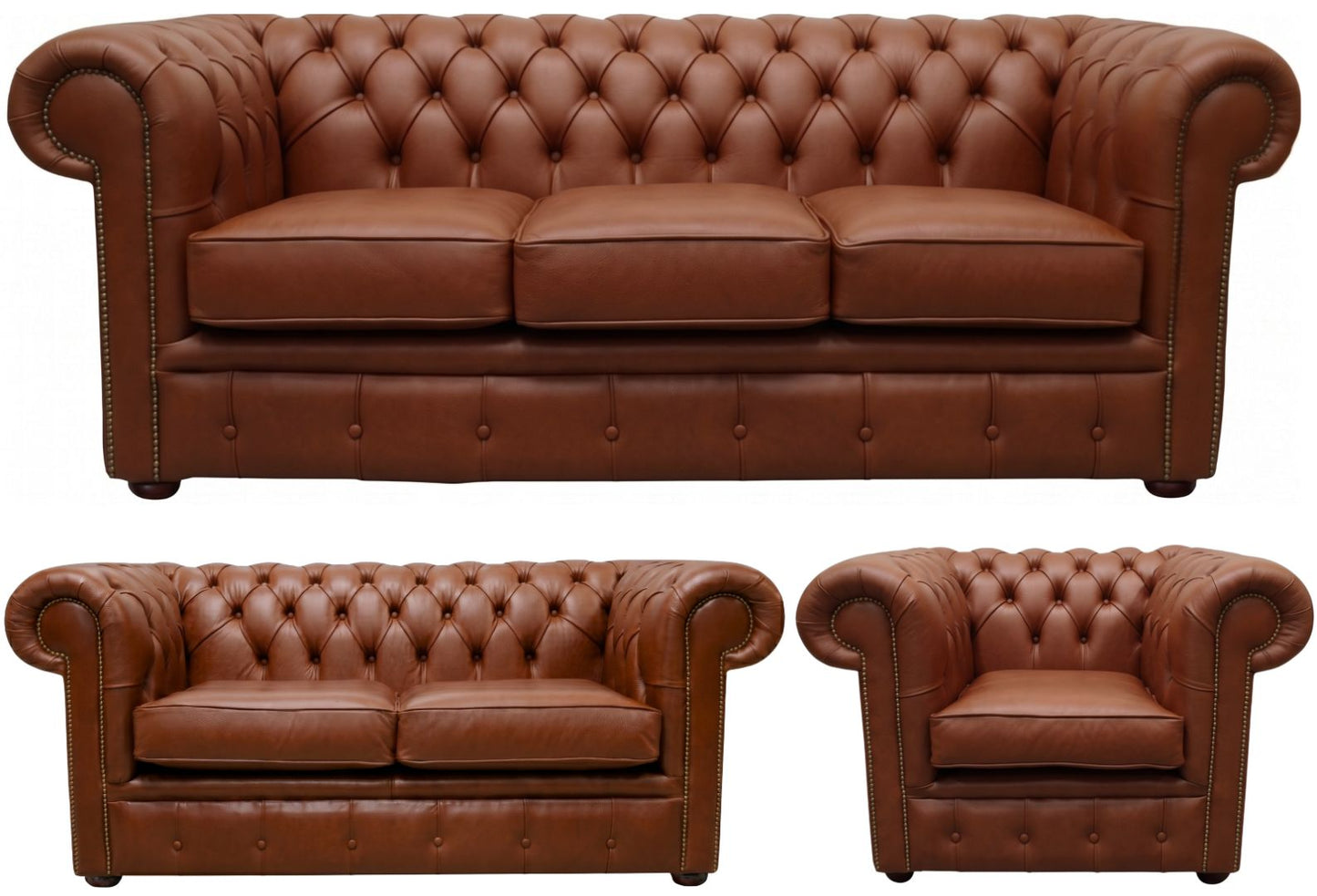 The Cambridge Chesterfield 3 Piece Suite