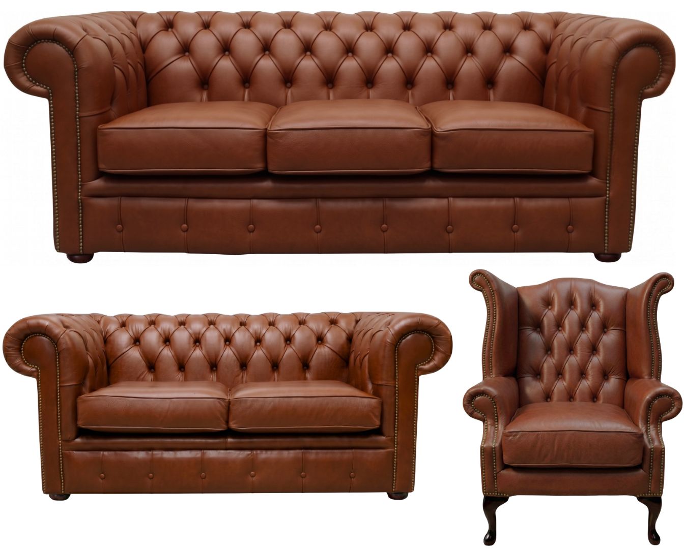 The Cambridge Chesterfield 3 Piece Suite