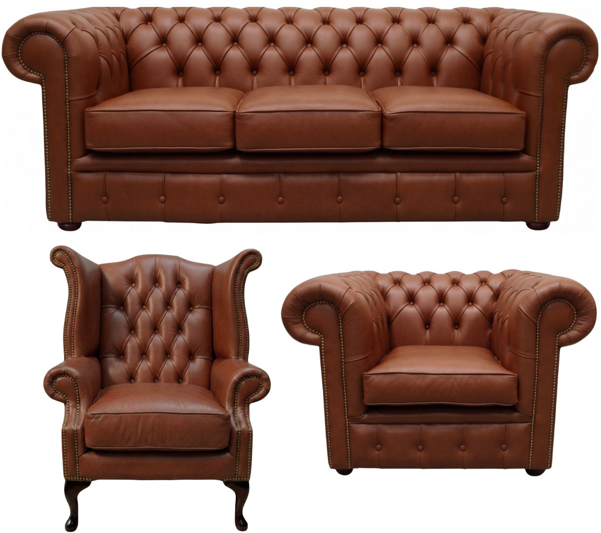 The Cambridge Chesterfield 3 Piece Suite