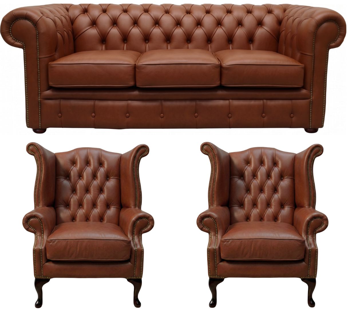 The Cambridge Chesterfield 3 Piece Suite