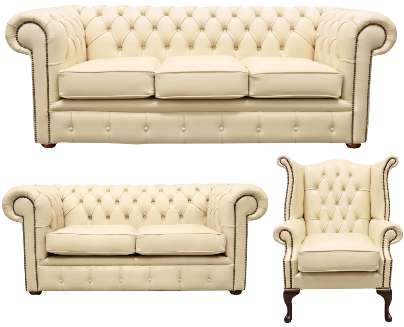 The Cambridge Chesterfield 3 Piece Suite