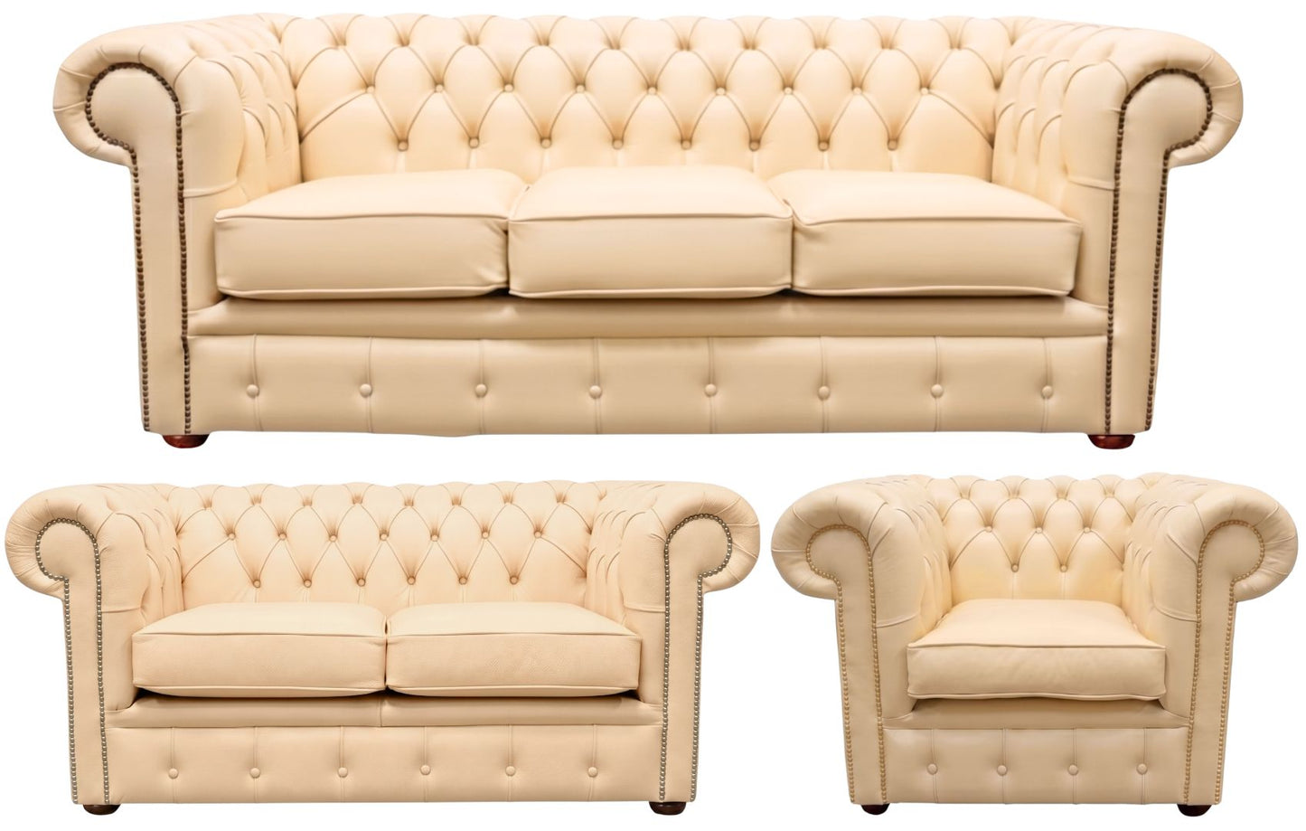 The Cambridge Chesterfield 3 Piece Suite